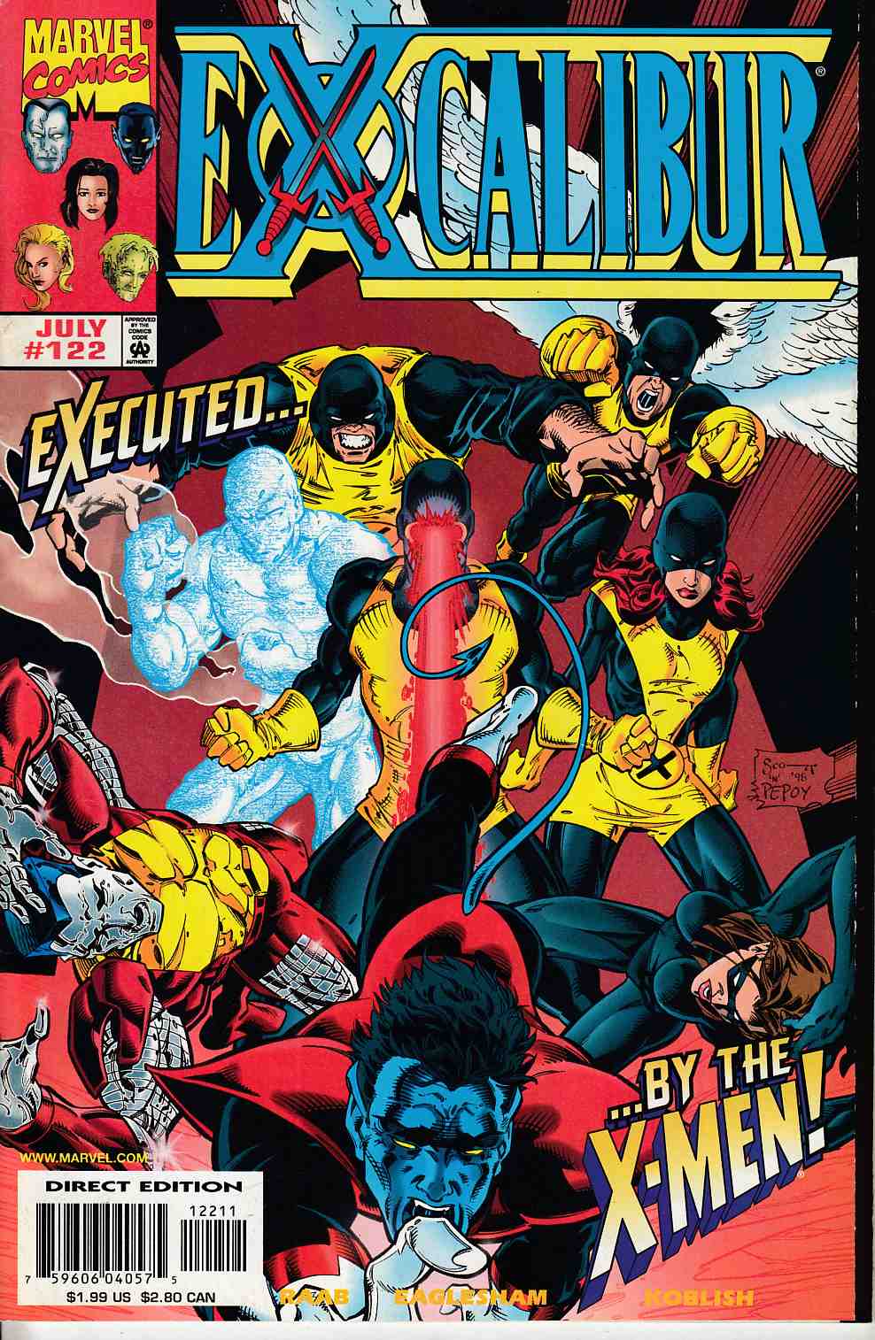 Excalibur #122 Near Mint (9.4) [Marvel Comic] LARGE