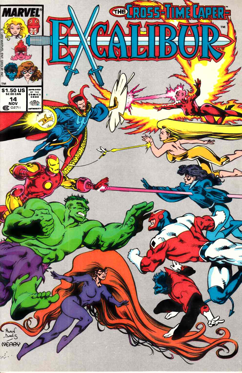 Excalibur #14 Near Mint (9.4) [Marvel Comic] THUMBNAIL