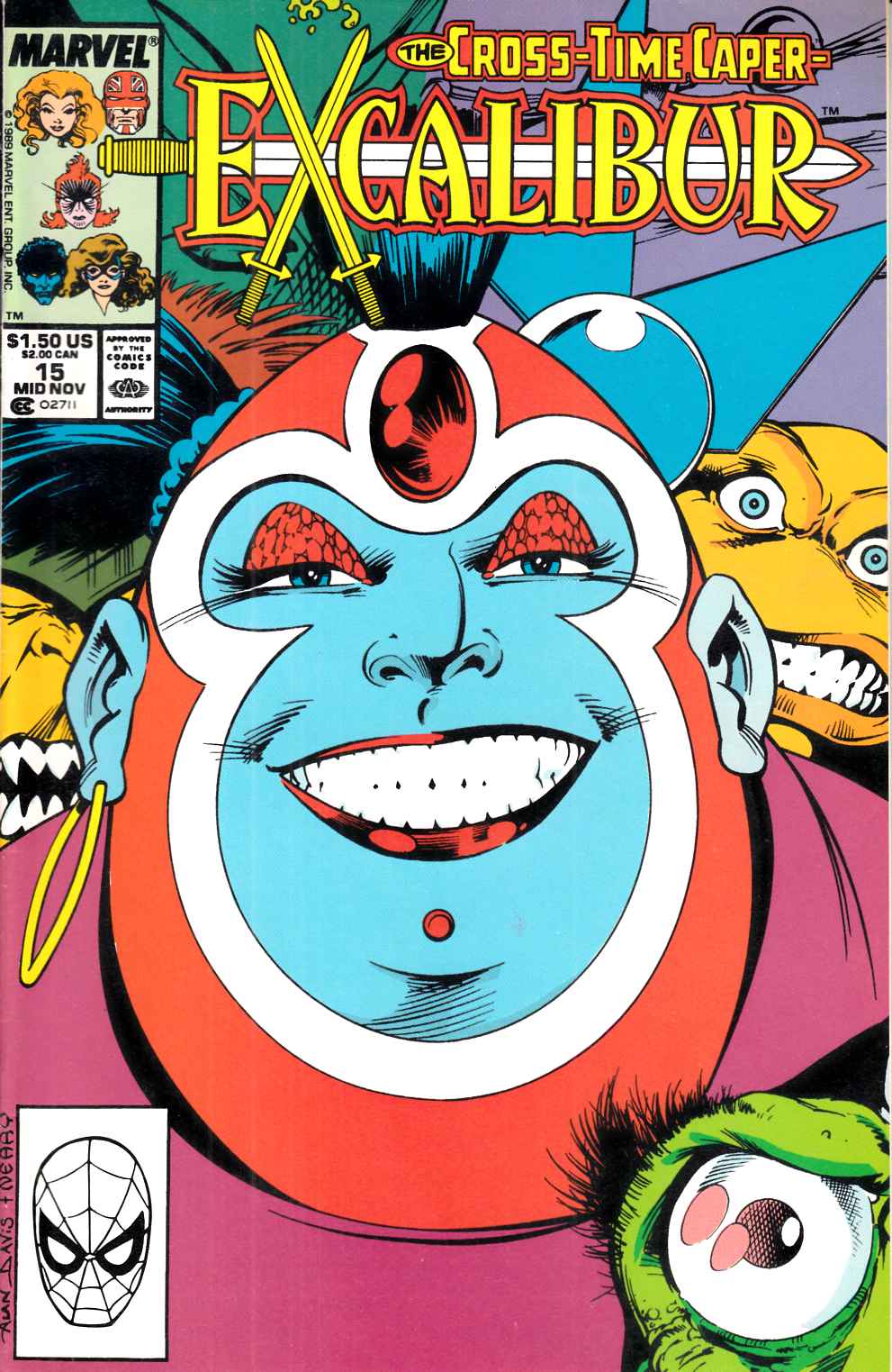 Excalibur #15 Near Mint (9.4) [Marvel Comic] THUMBNAIL