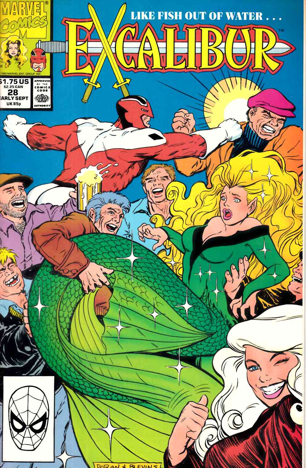 Excalibur #28 Very Fine (8.0) [Marvel Comic] THUMBNAIL