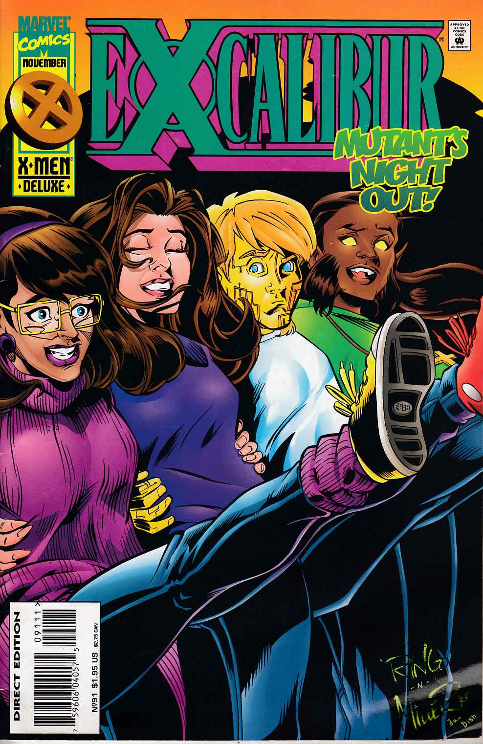 Excalibur #91 Very Fine (8.0) [Marvel Comic] THUMBNAIL