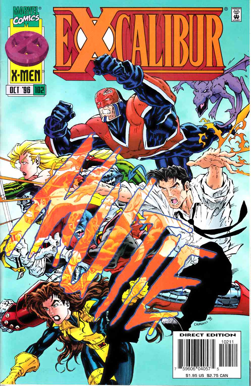 Excalibur #102 Very Fine (8.0) [Marvel Comic] THUMBNAIL