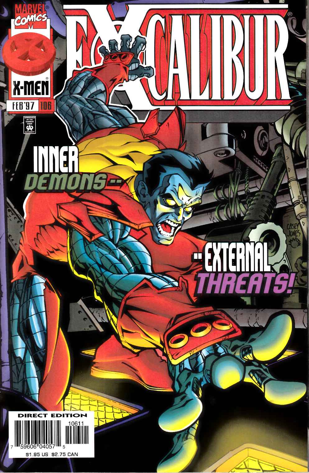 Excalibur #106 Near Mint Minus (9.2) [Marvel Comic] LARGE