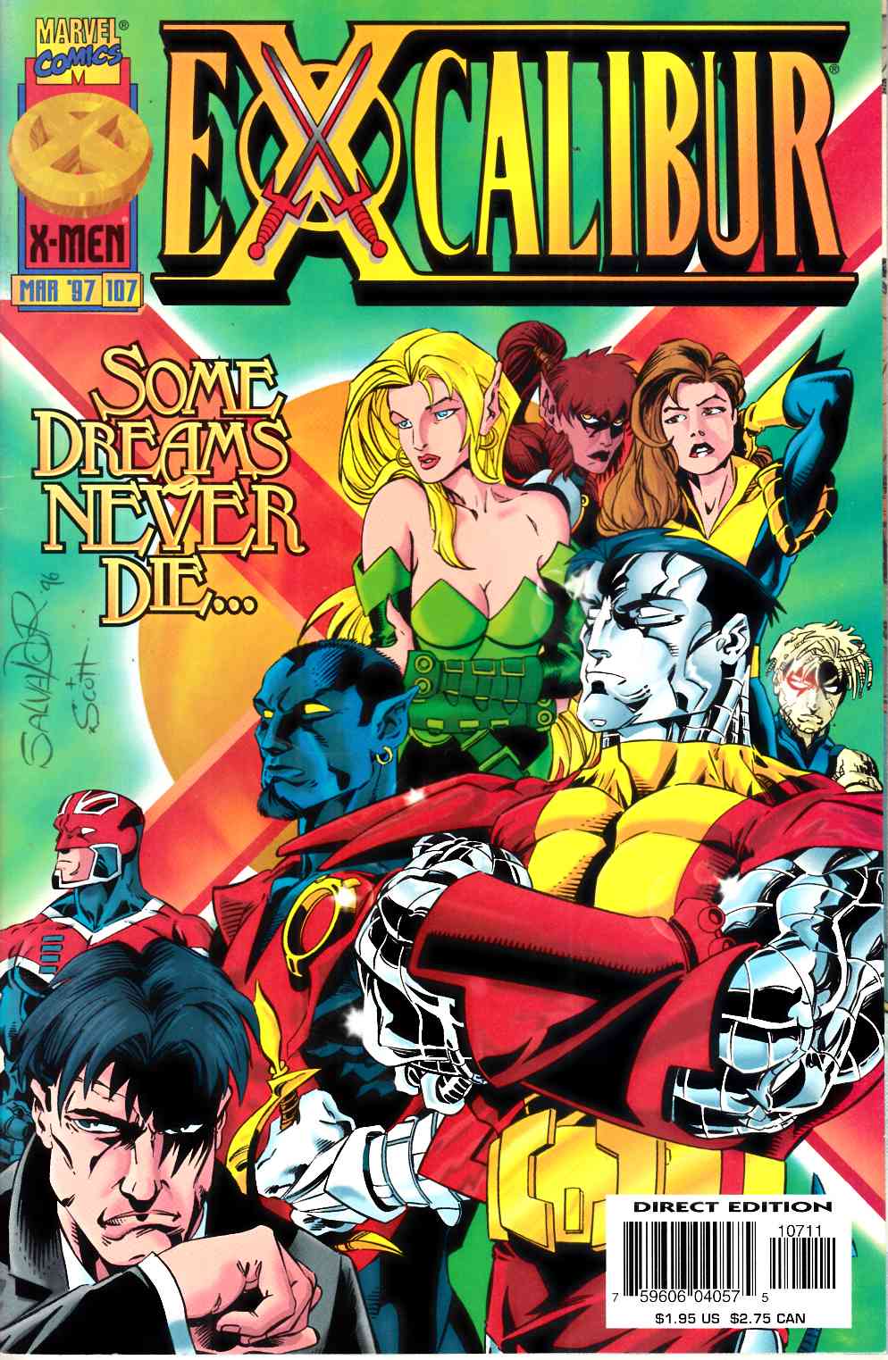 Excalibur #107 Very Fine (8.0) [Marvel Comic] LARGE
