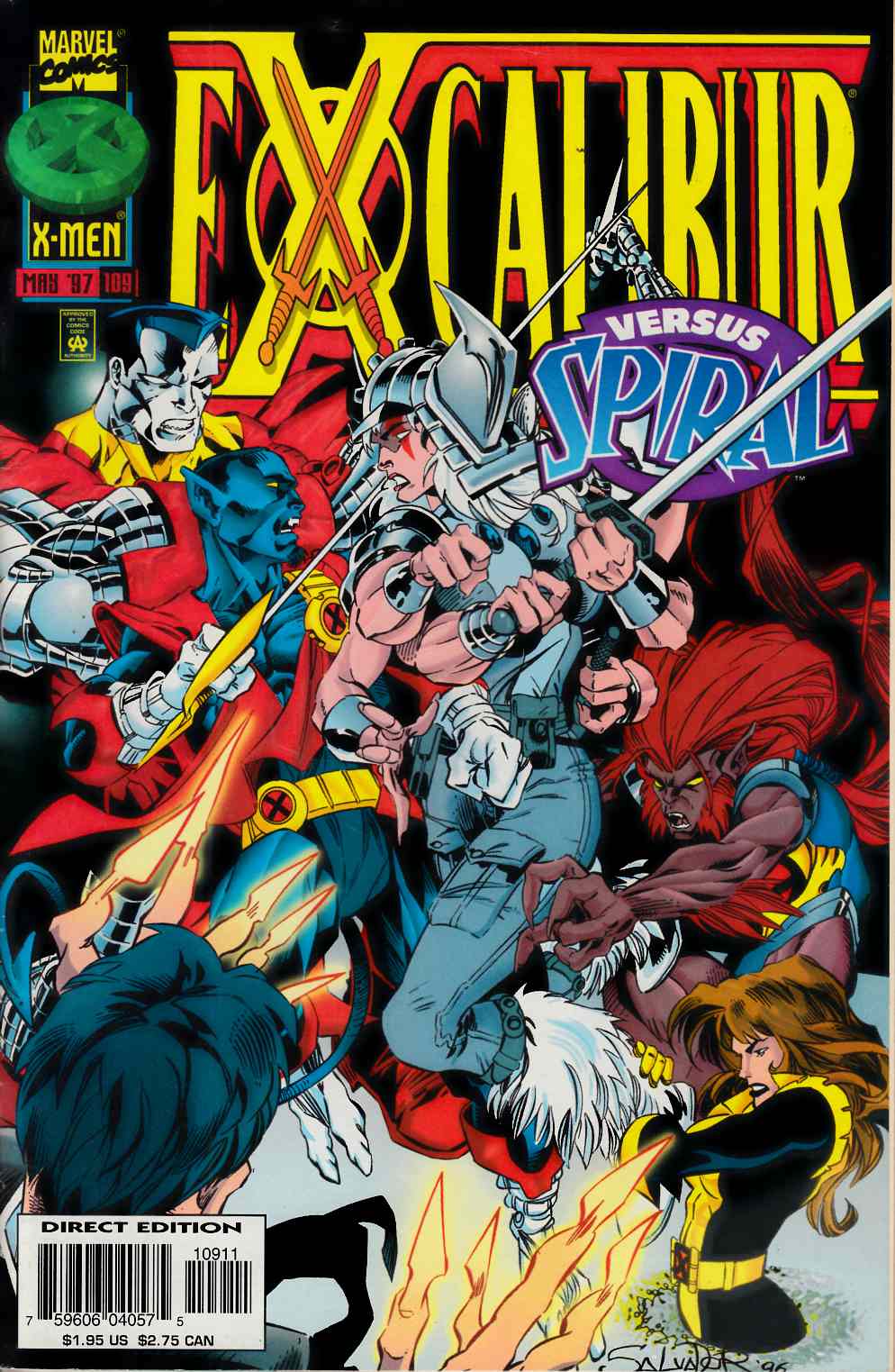 Excalibur #109 Very Fine (8.0) [Marvel Comic] THUMBNAIL