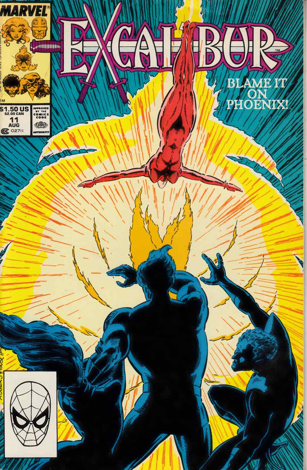 Excalibur #11 Fine (6.0) [Marvel Comic] LARGE