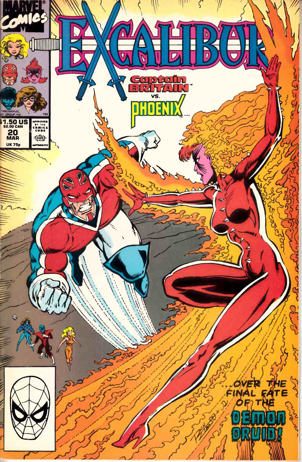 Excalibur #20 Very Fine (8.0) [Marvel Comic] LARGE