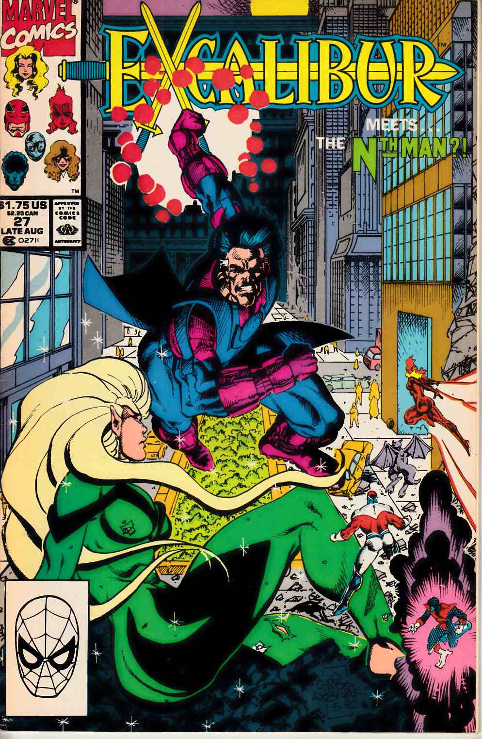Excalibur #27 Very Fine (8.0) [Marvel Comic] LARGE