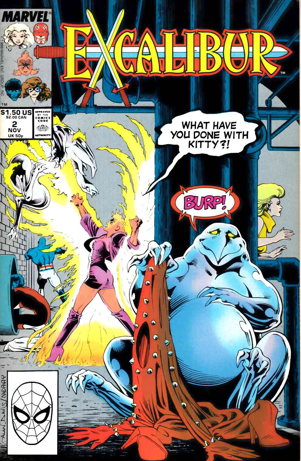 Excalibur #2 Very Fine Minus (7.5) [Marvel Comic] LARGE