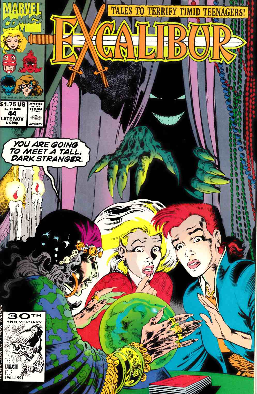 Excalibur #44 Very Fine (8.0) [Marvel Comic] LARGE