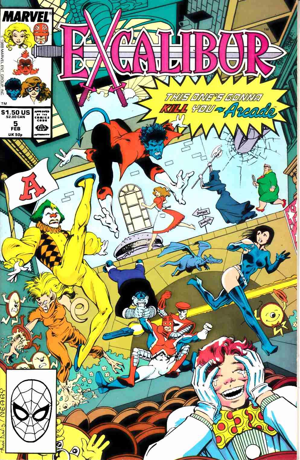 Excalibur #5 Very Fine (8.0) [Marvel Comic] LARGE