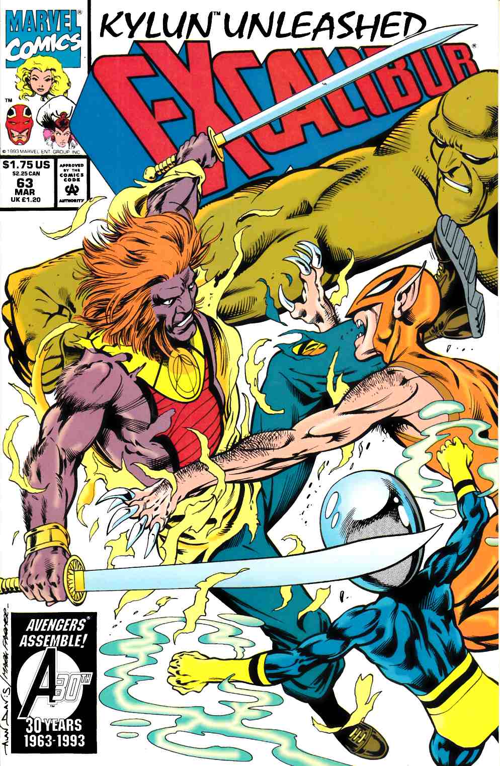 Excalibur #63 Near Mint (9.4) [Marvel Comic] THUMBNAIL