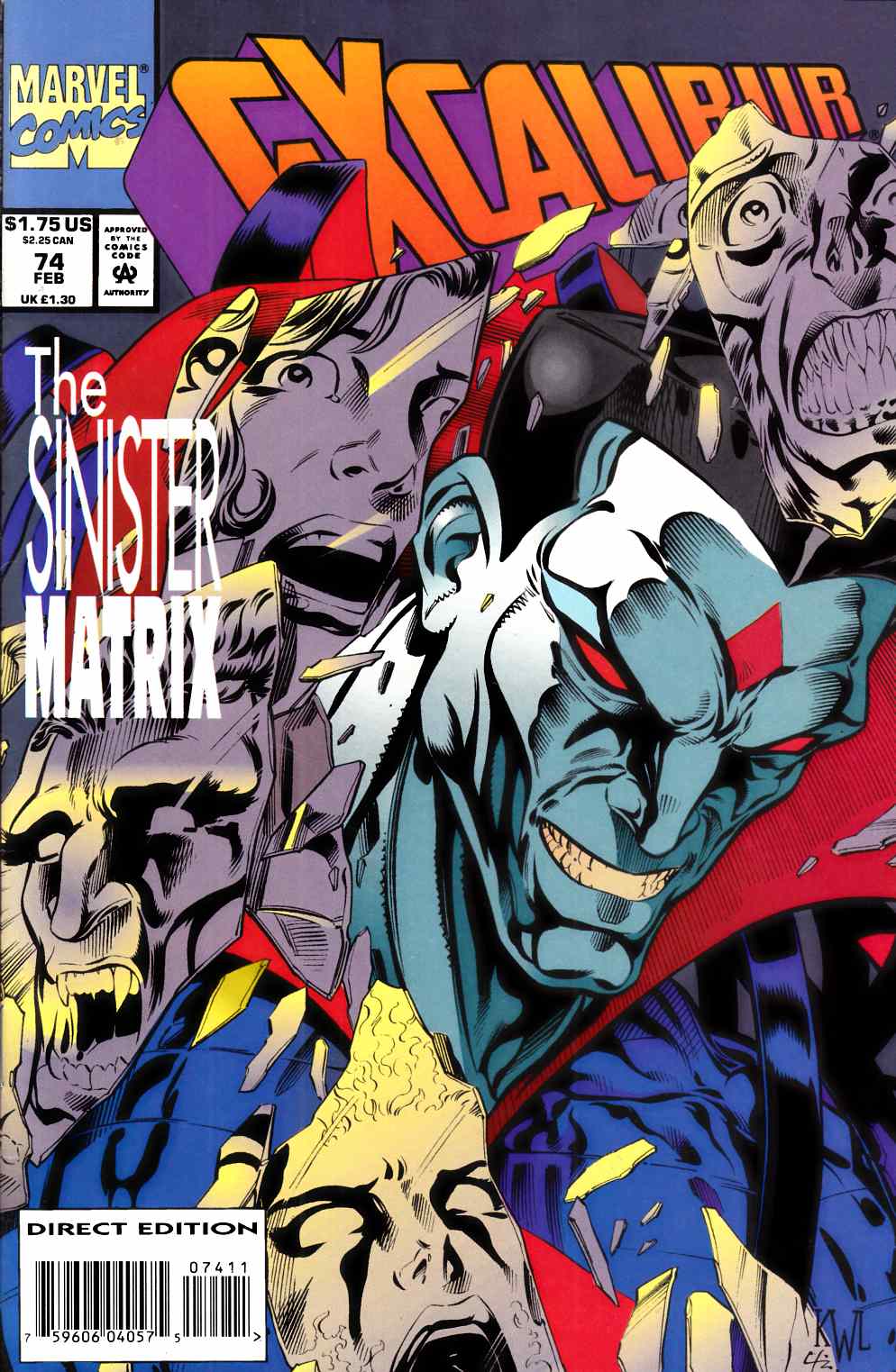 Excalibur #74 Near Mint (9.4) [Marvel Comic] LARGE