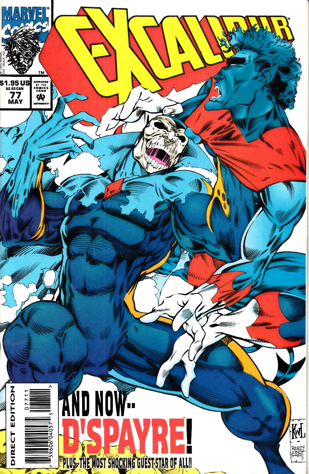 Excalibur #77 Near Mint (9.4) [Marvel Comic] LARGE