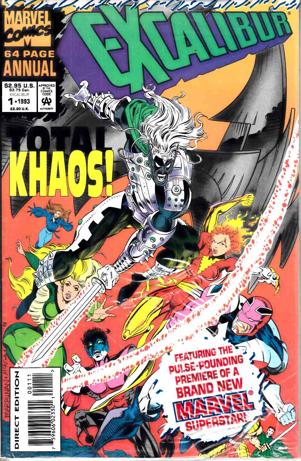 Excalibur Annual #1 Very Fine Plus (8.5) [Marvel Comic] LARGE