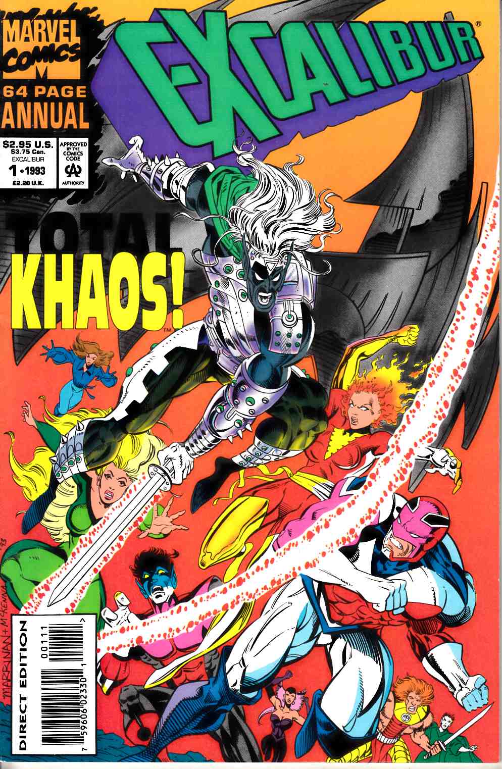 Excalibur Annual #1 Very Fine (8.0) [Marvel Comic] LARGE