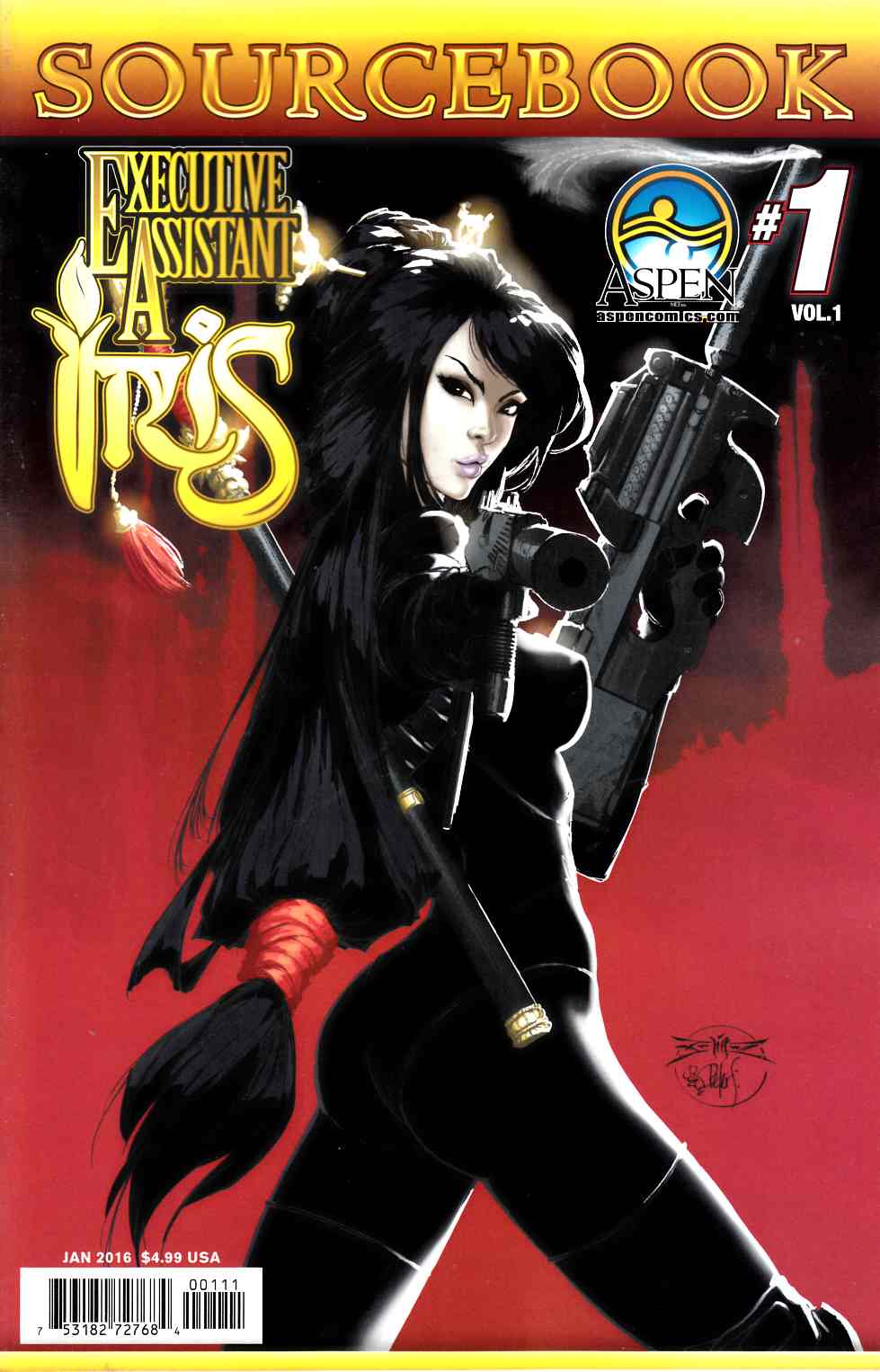 Executive Assistant Iris Sourcebook [Aspen Milt Comic] THUMBNAIL