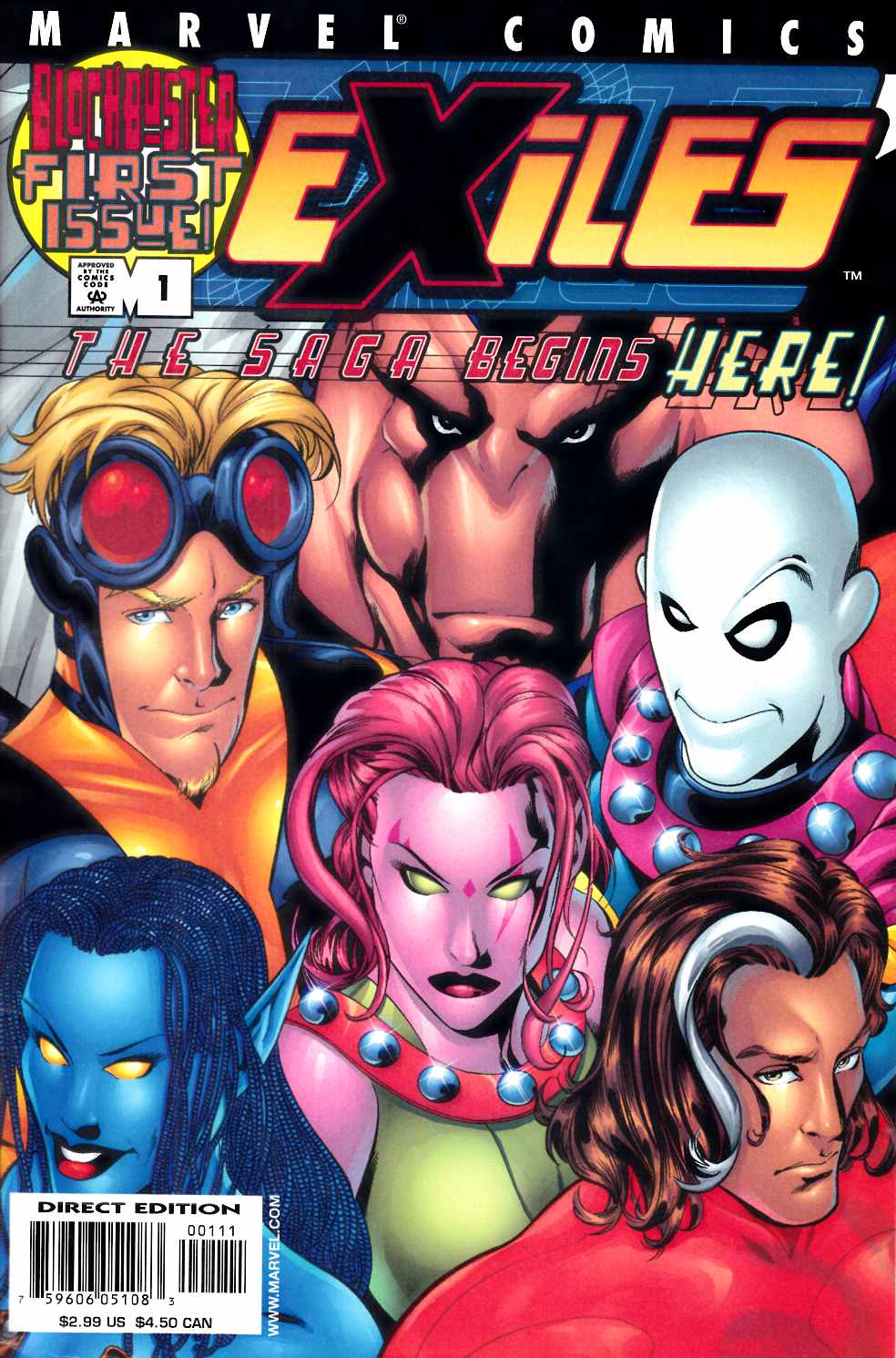 Exiles #1 Fine/Very Fine (7.0) [Marvel Comic] THUMBNAIL