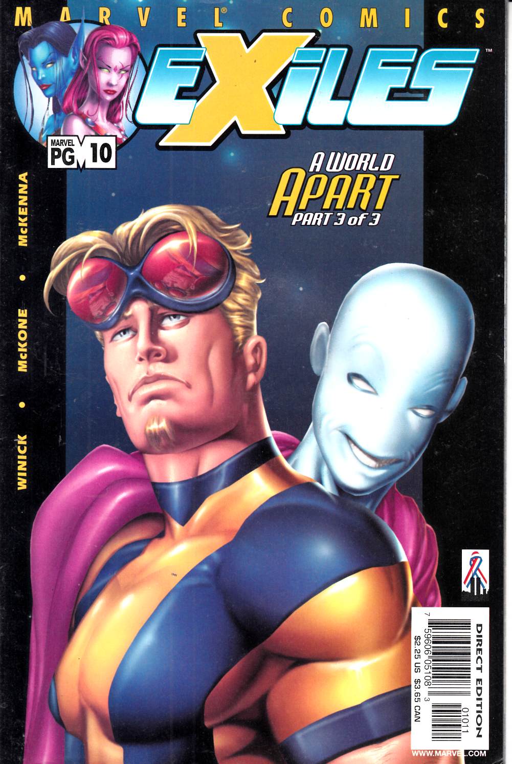 Exiles #10 Very Fine (8.0) [Marvel Comic] THUMBNAIL