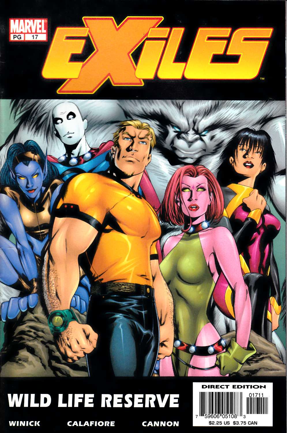 Exiles #17 Near Mint (9.4) [Marvel Comic] LARGE