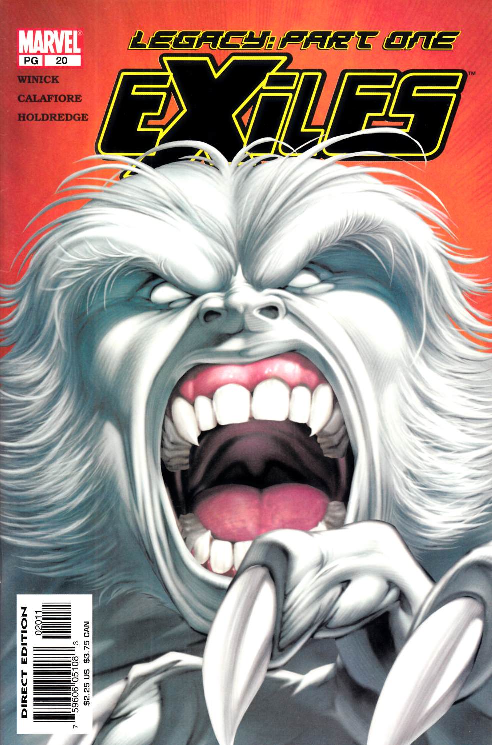 Exiles #20 Very Fine (8.0) [Marvel Comic] LARGE