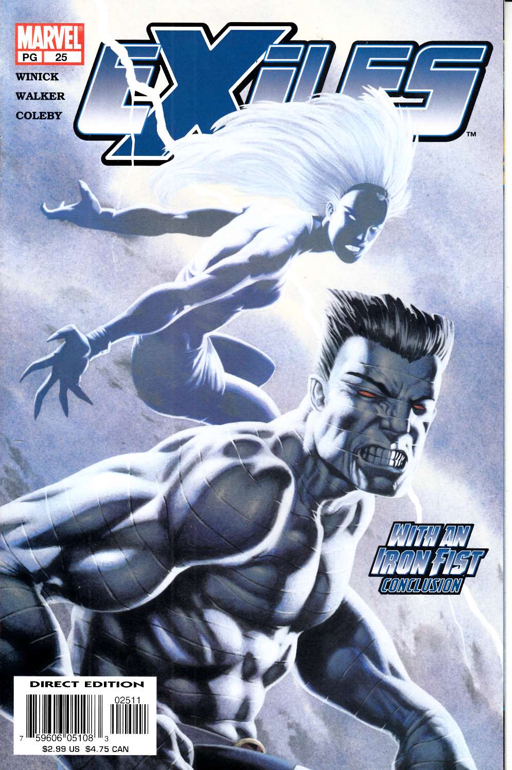 Exiles #25 Very Fine Minus (7.5) [Marvel Comic] THUMBNAIL