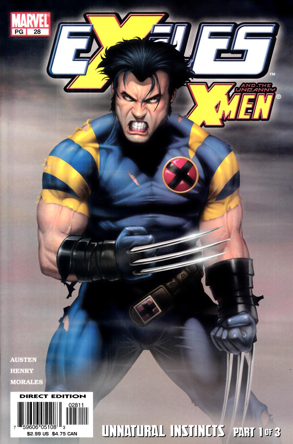 Exiles #28 Very Fine (8.0) [Marvel Comic] LARGE
