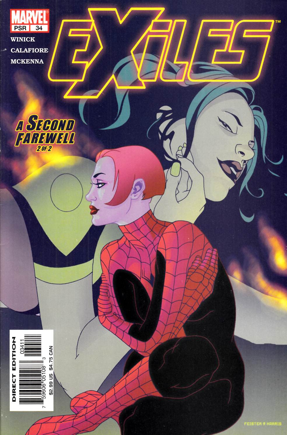 Exiles #34 Very Fine (8.0) [Marvel Comic] LARGE