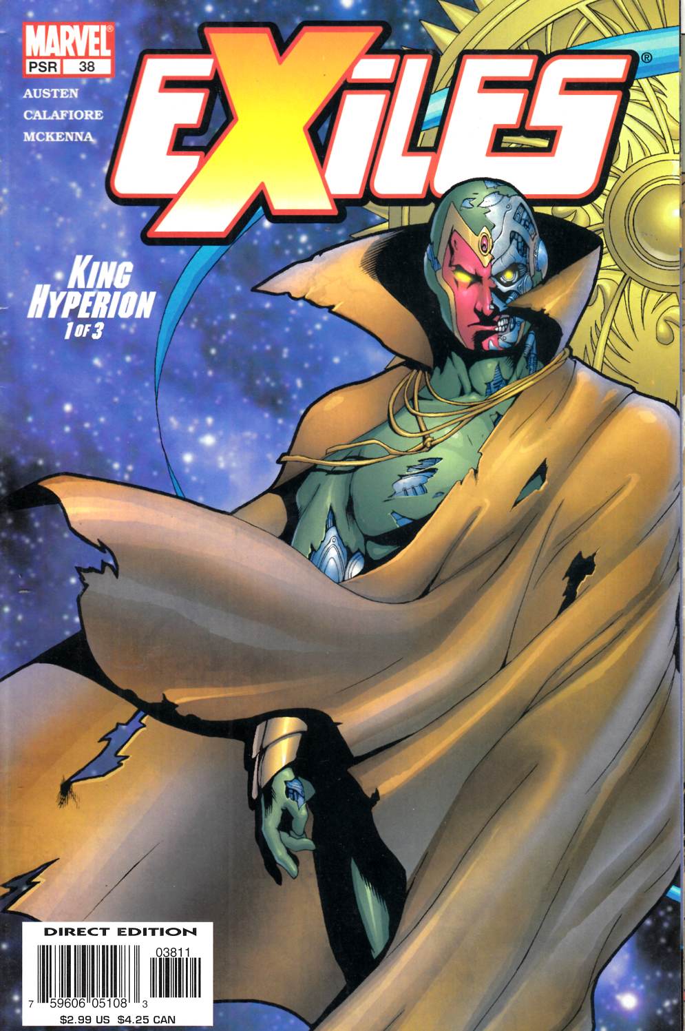Exiles #38 Very Fine Minus (7.5) [Marvel Comic] THUMBNAIL