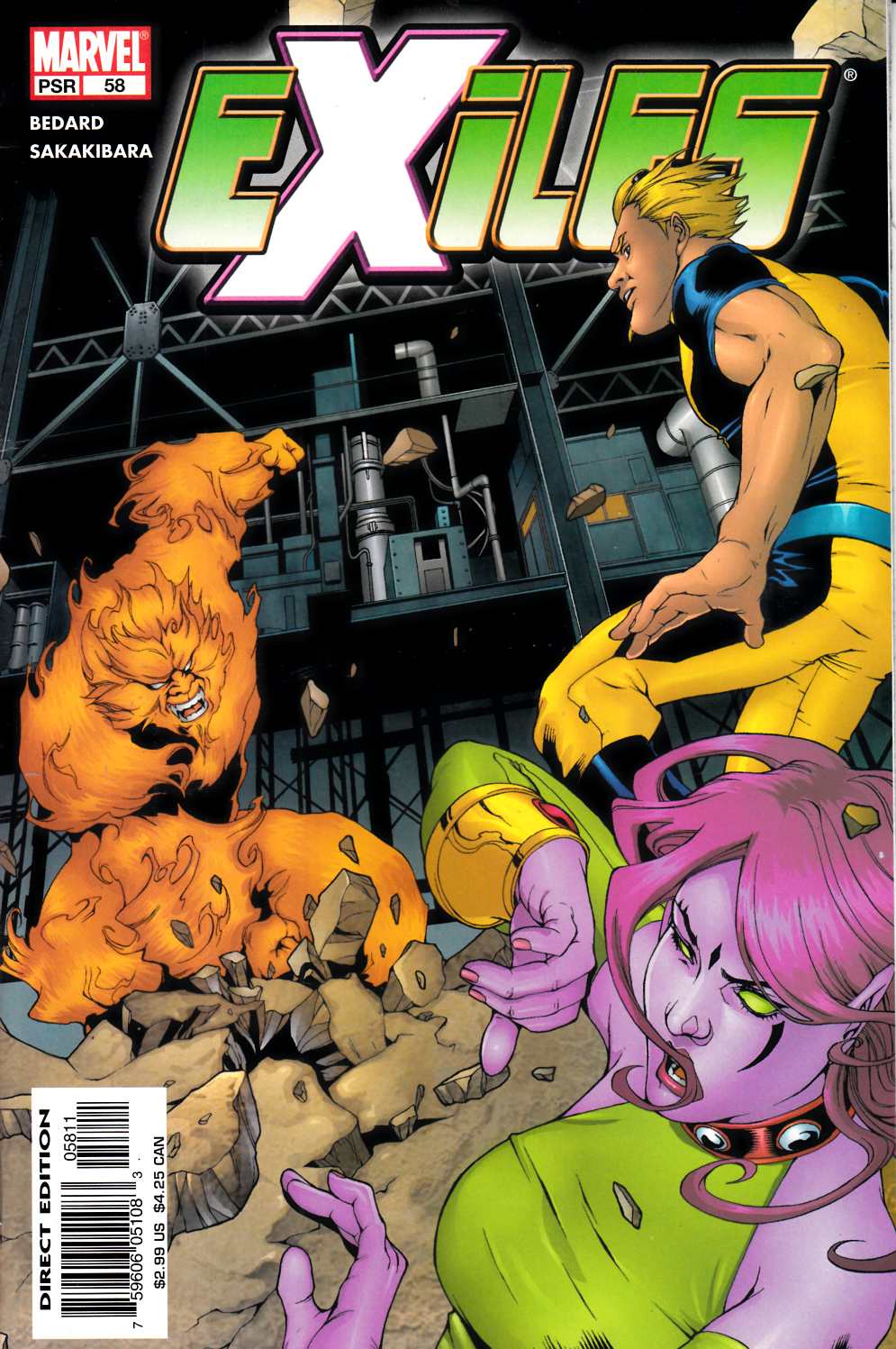 Exiles #58 Very Fine (8.0) [Marvel Comic] LARGE