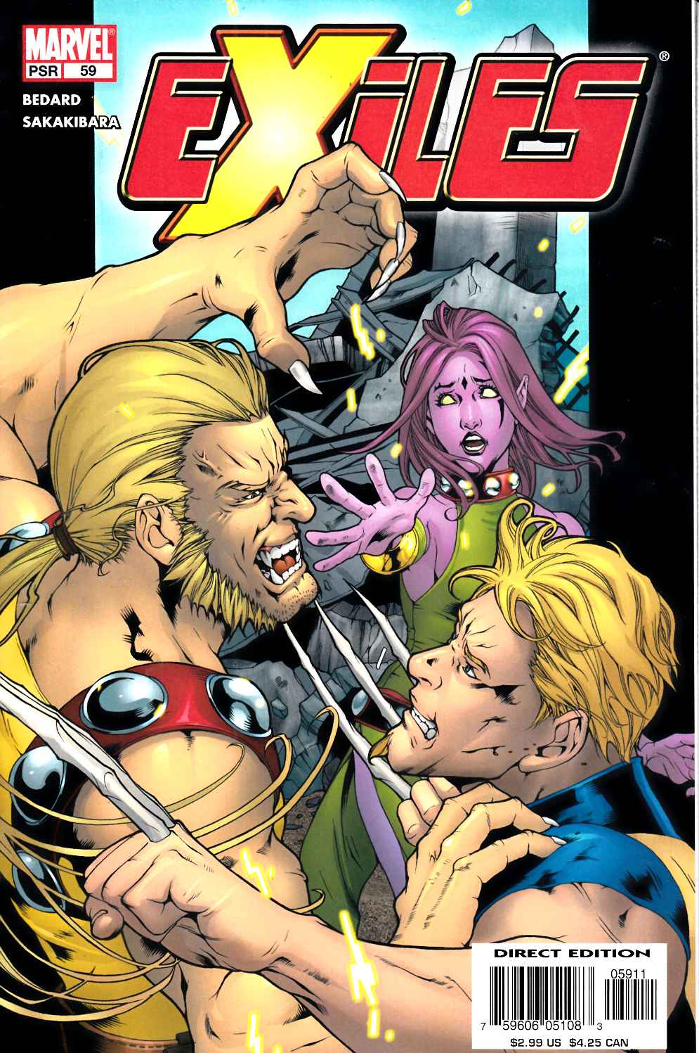 Exiles #59 Very Fine (8.0) [Marvel Comic] LARGE