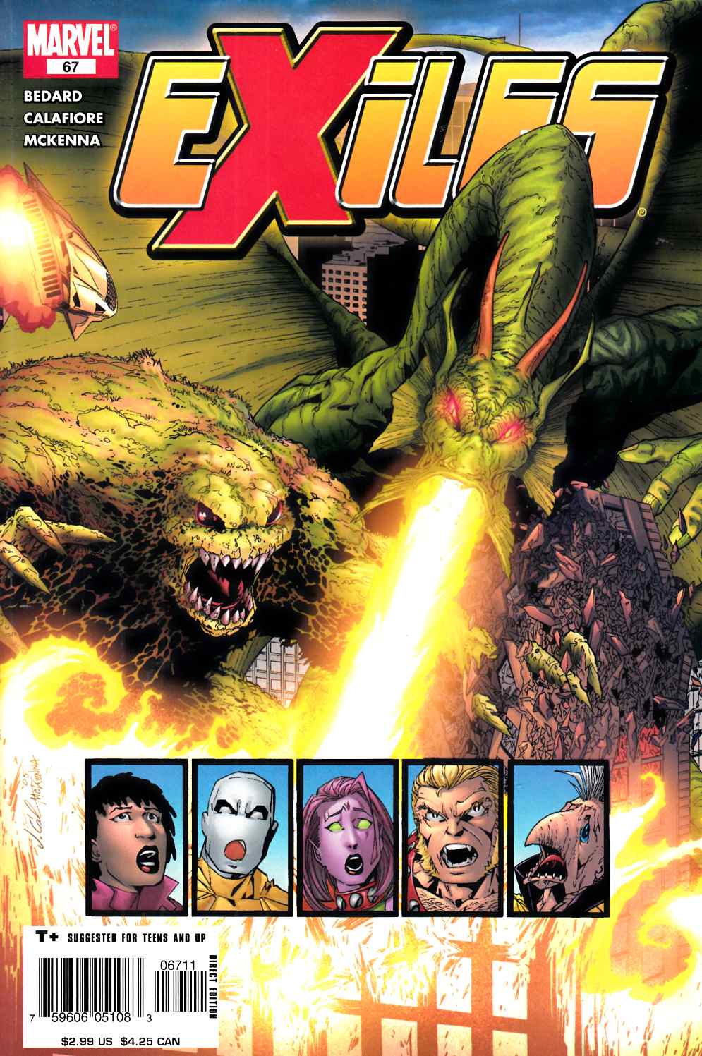 Exiles #67 Very Fine Plus (8.5) [Marvel Comic] LARGE