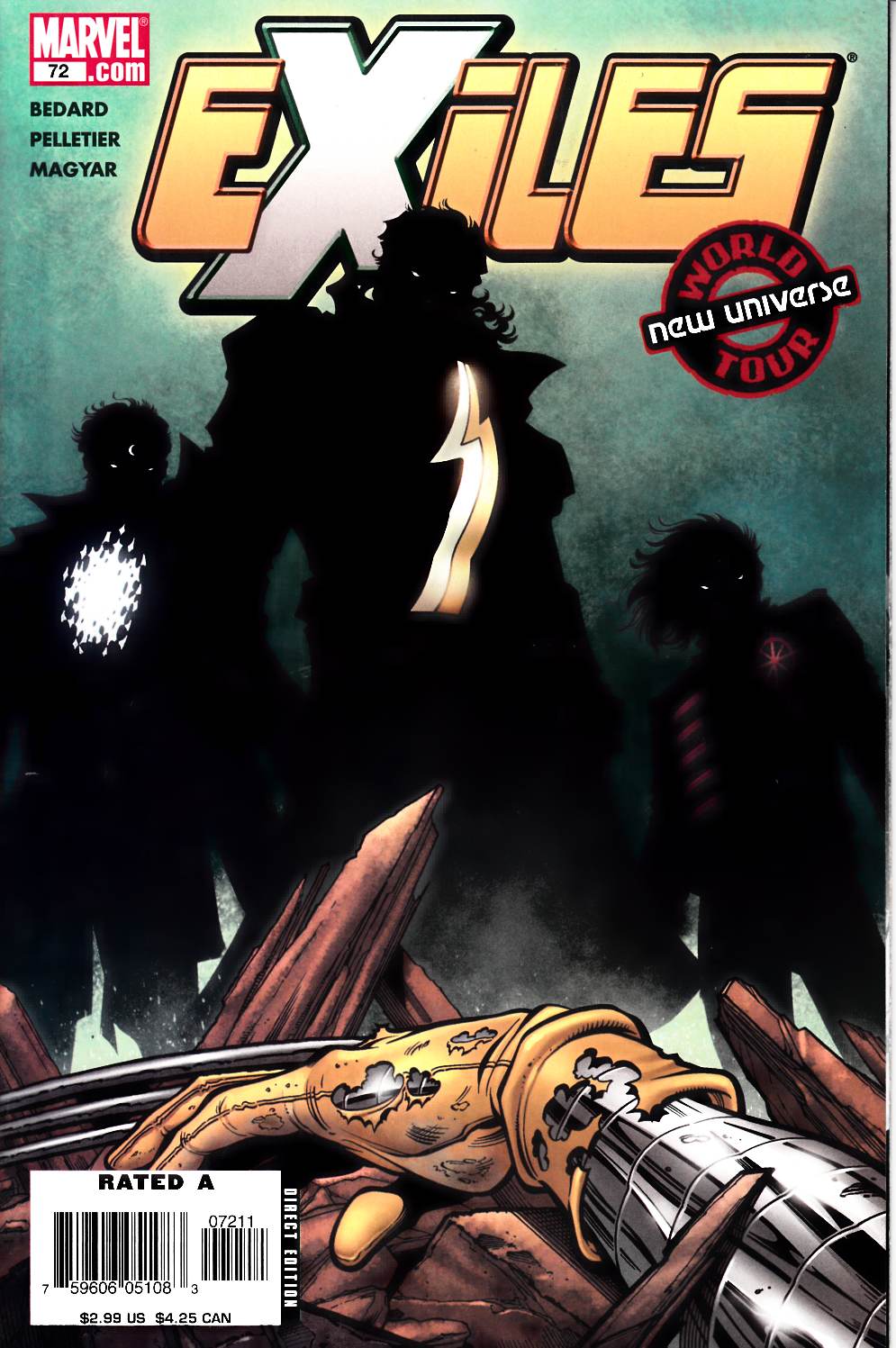 Exiles #72 Fine (6.0) [Marvel Comic] LARGE