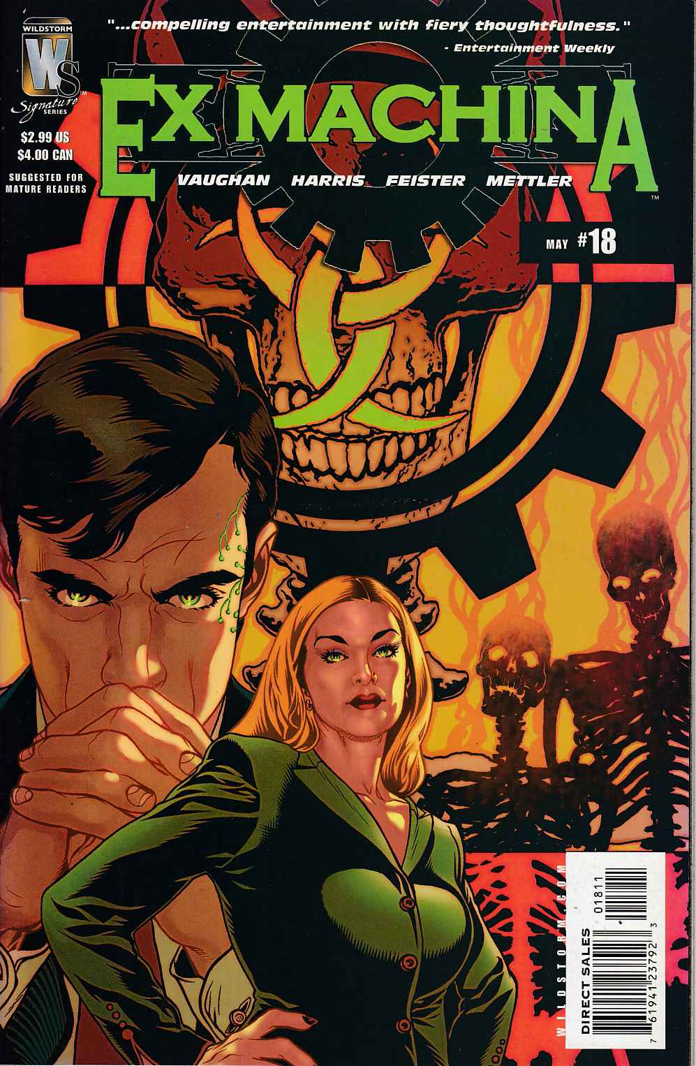 Ex Machina #18 Near Mint (9.4) [DC Comic] LARGE