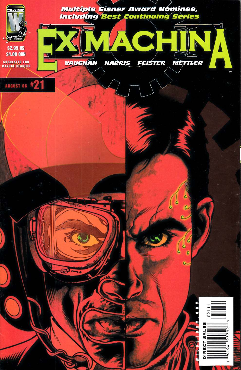 Ex Machina #21 Near Mint (9.4) [DC Comic] LARGE