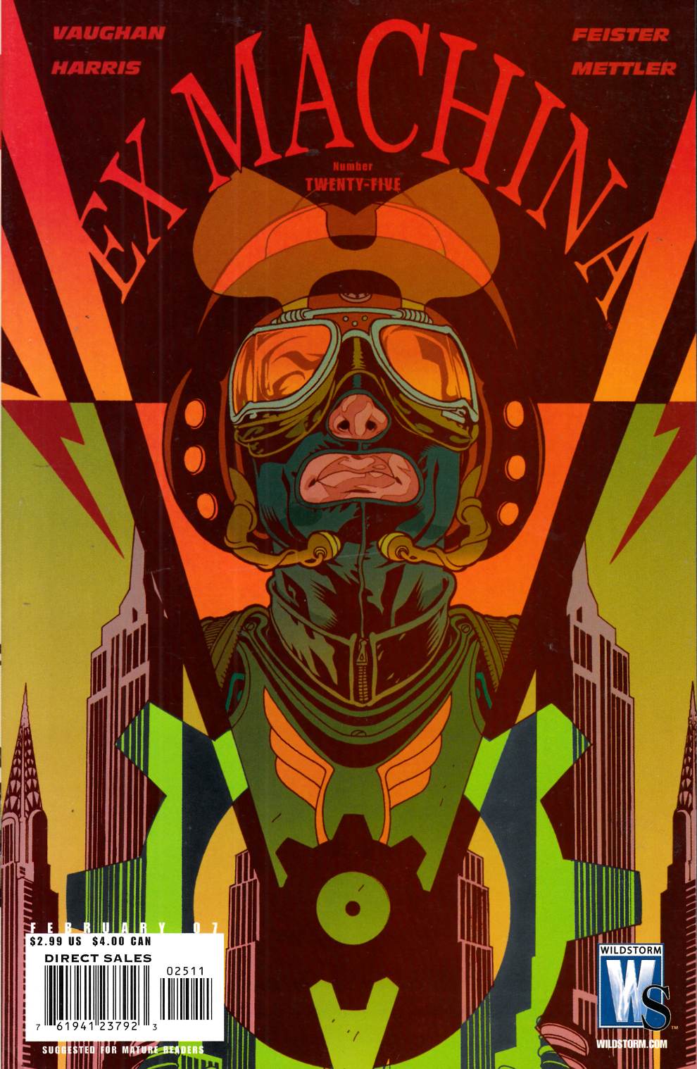 Ex Machina #25 Very Fine Minus (7.5) [DC Comic] THUMBNAIL