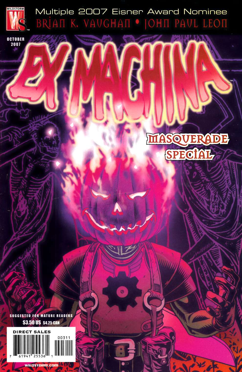 Ex Machina Special #3 Very Fine Minus  (7.5) [DC Comic] LARGE