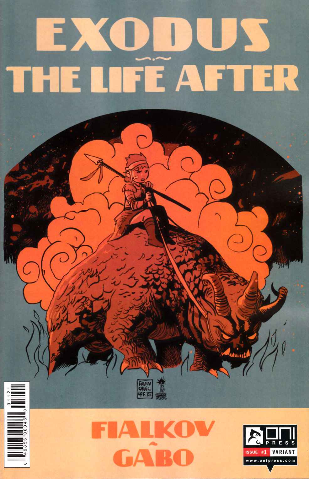 Exodus Life After #1 Francavilla Variant Cover [Oni Comic] THUMBNAIL