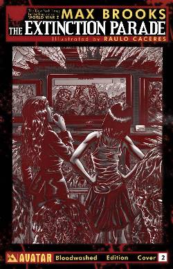Extinction Parade #2 Bloodwashed Incentive Cover [Avatar Comic] LARGE