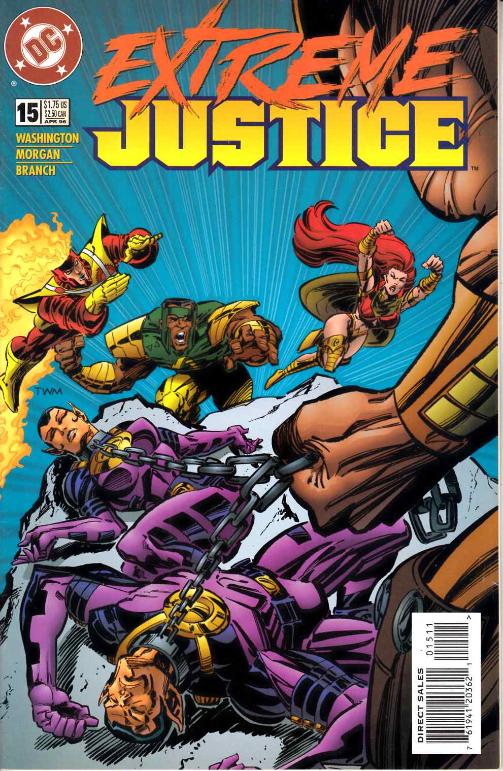 Extreme Justice #15 Near Mint (9.4) [DC Comic] LARGE