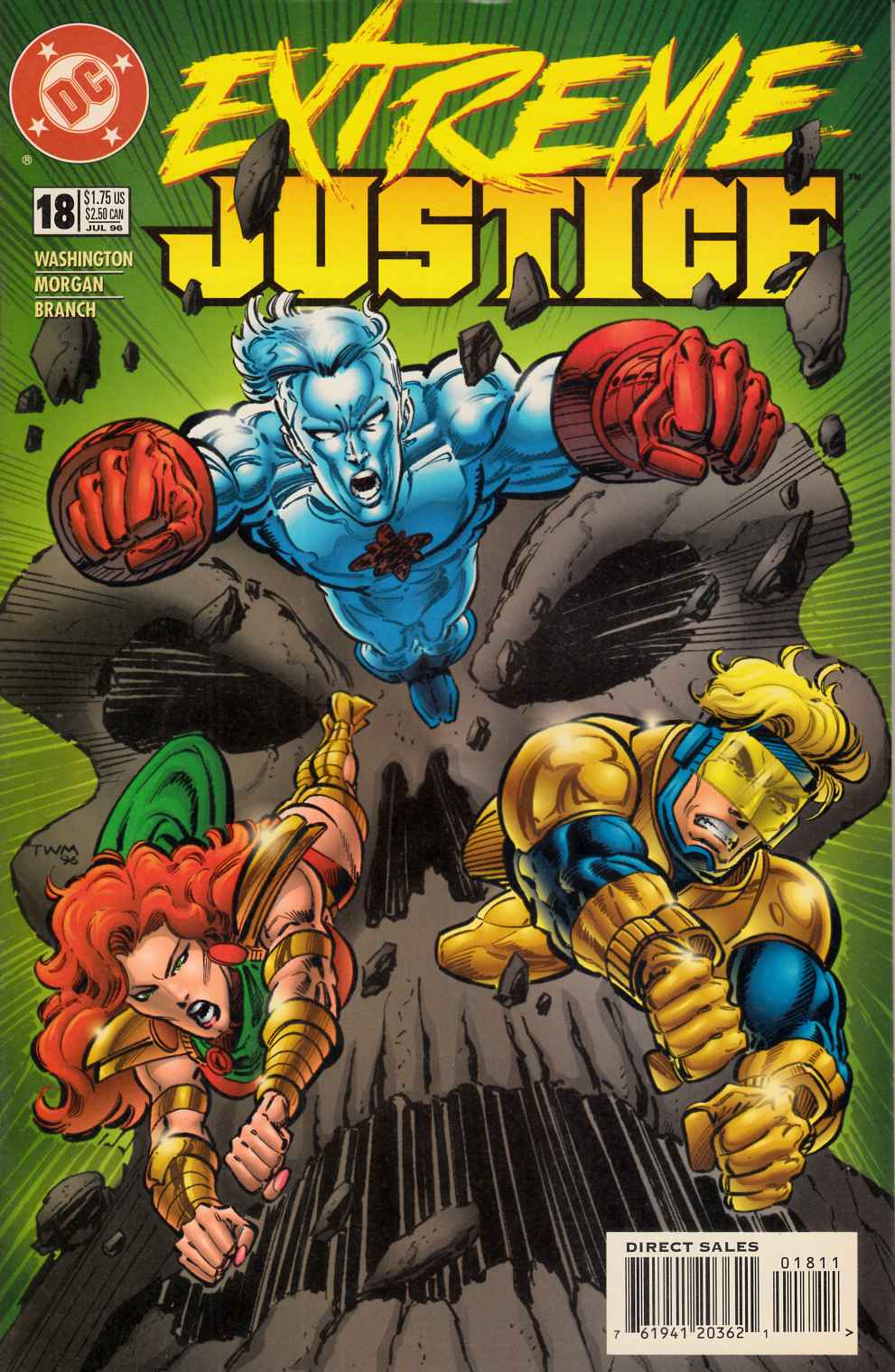 Extreme Justice #18 Near Mint (9.4) [DC Comic] LARGE