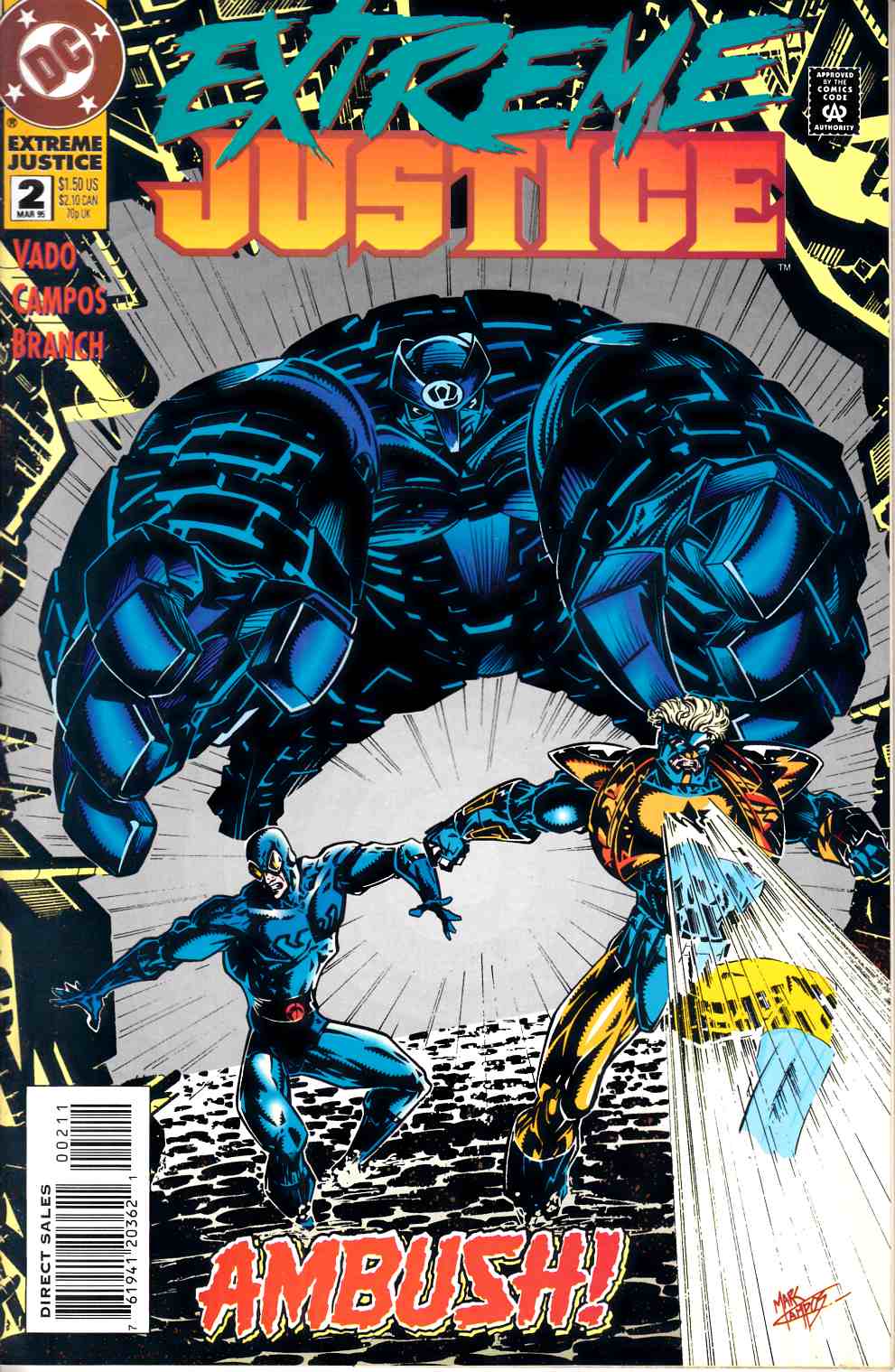 Extreme Justice #2 Near Mint (9.4) [DC Comic] LARGE