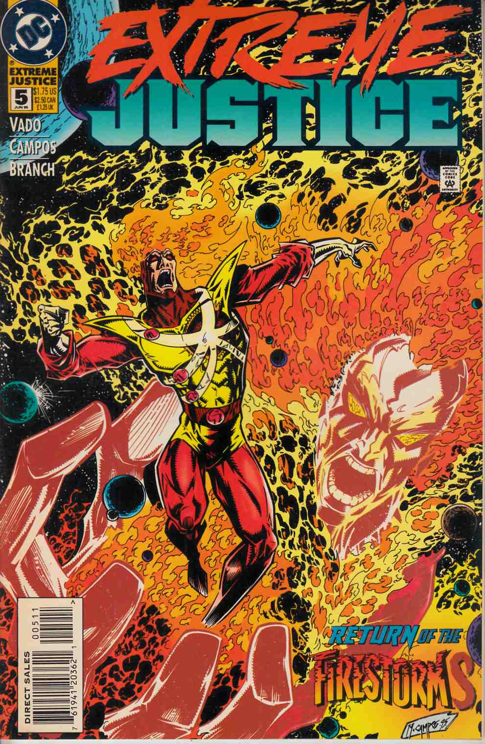Extreme Justice #5 Near Mint (9.4) [DC Comic] LARGE