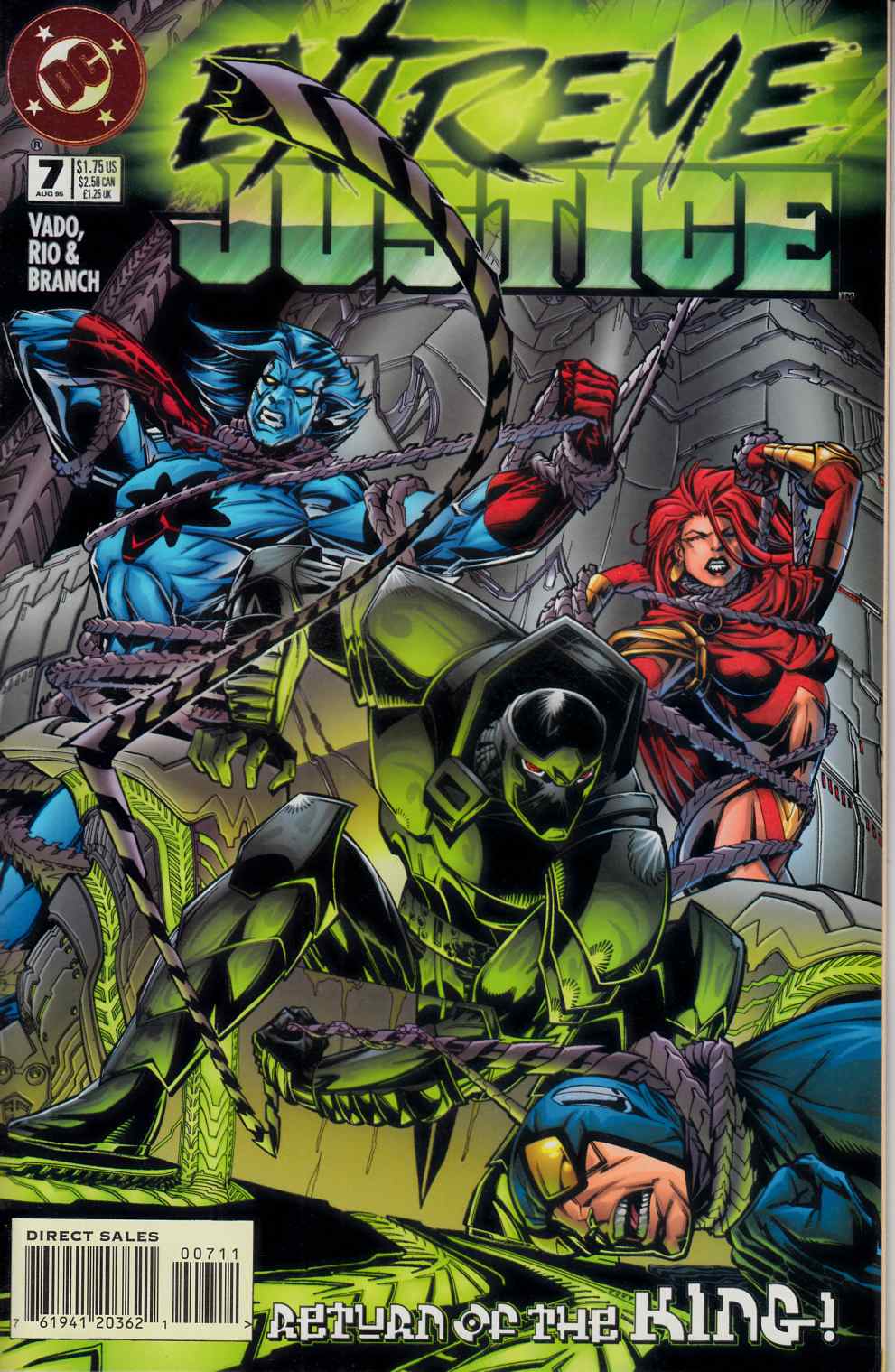 Extreme Justice #7 Near Mint (9.4) [DC Comic] LARGE