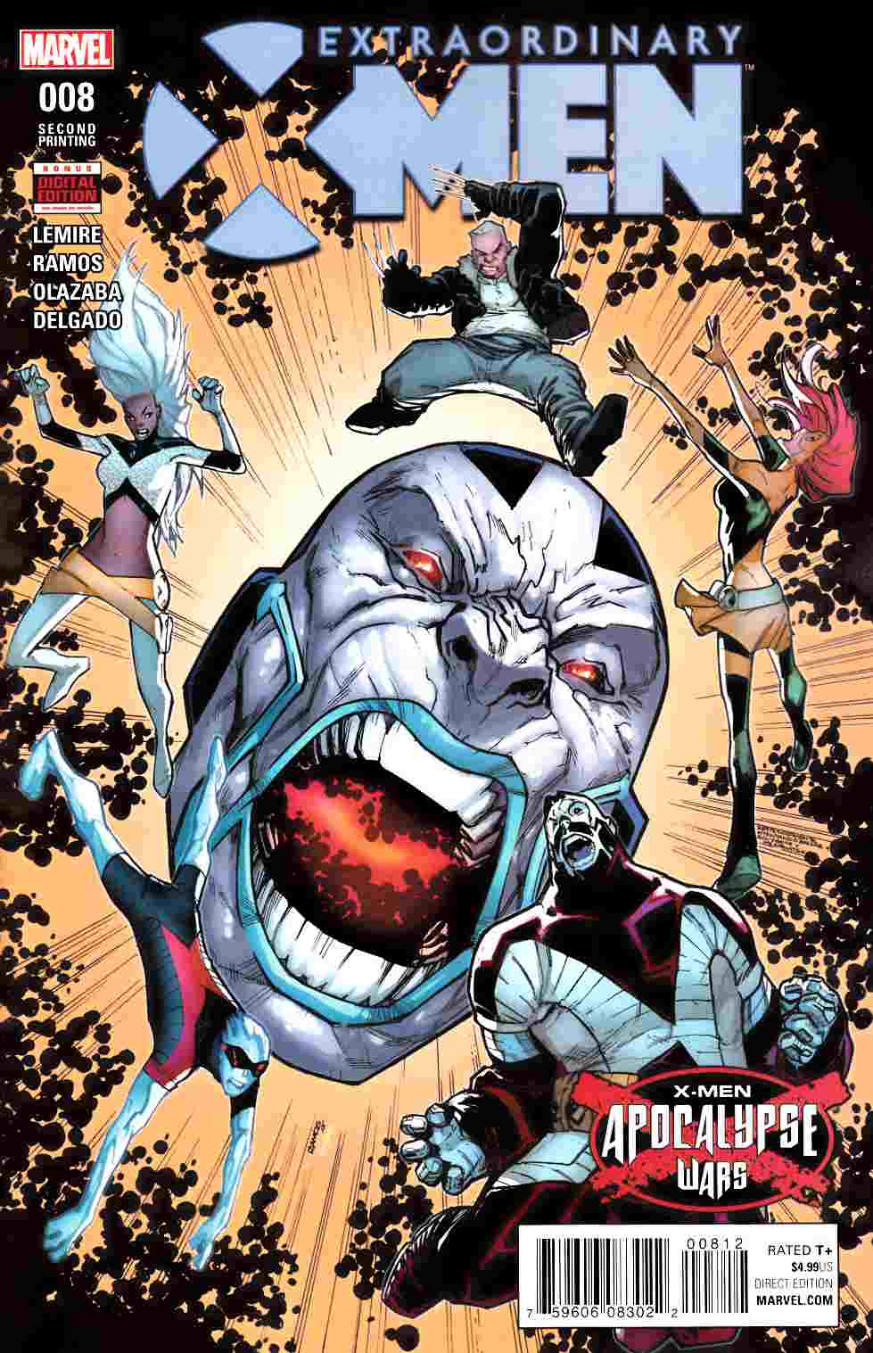 Extraordinary X-Men #8 Second Printing [Marvel Comic] LARGE