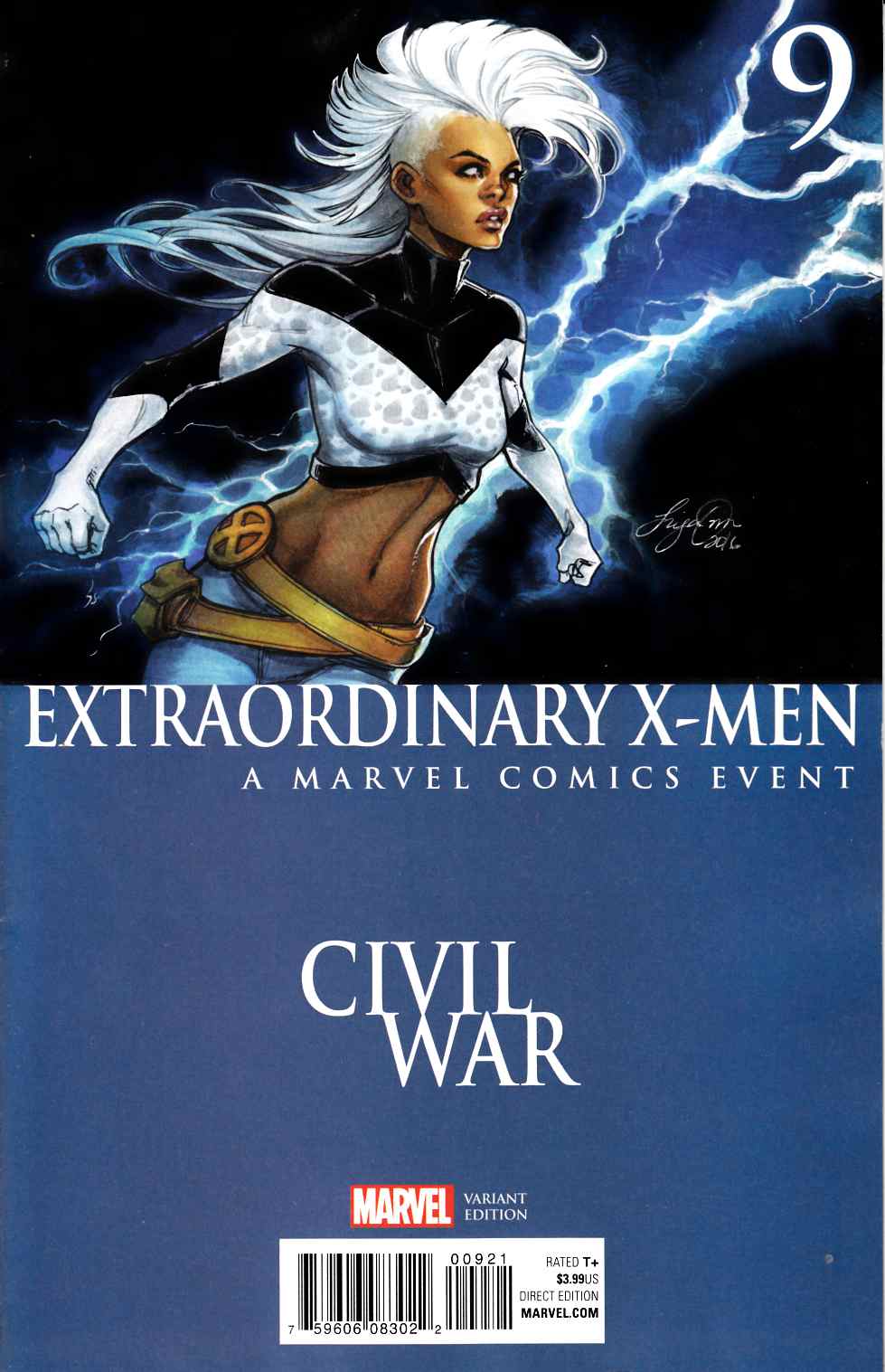 Extraordinary X-Men #9 Oum Civil War Variant Cover [Marvel Comic] THUMBNAIL
