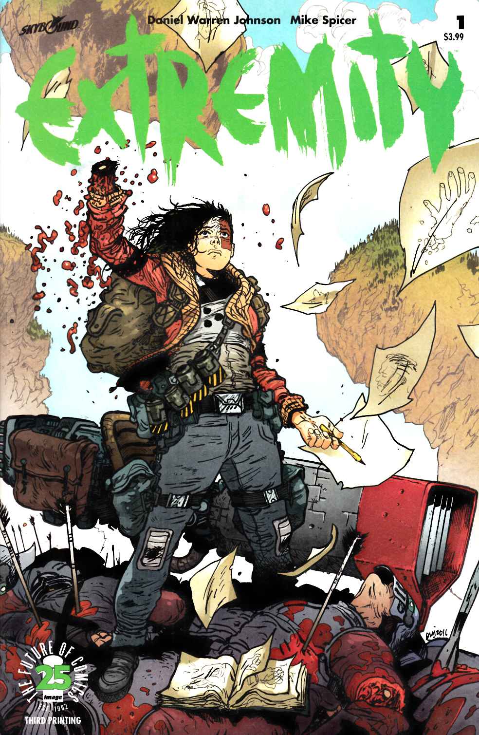Extremity #1 Third Printing Near Mint (9.4) [Image Comic] LARGE