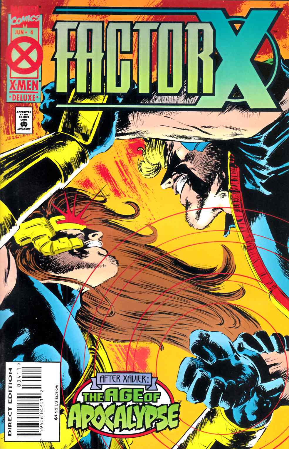 Factor-X #4 Very Fine (8.0) [Marvel Comic] LARGE
