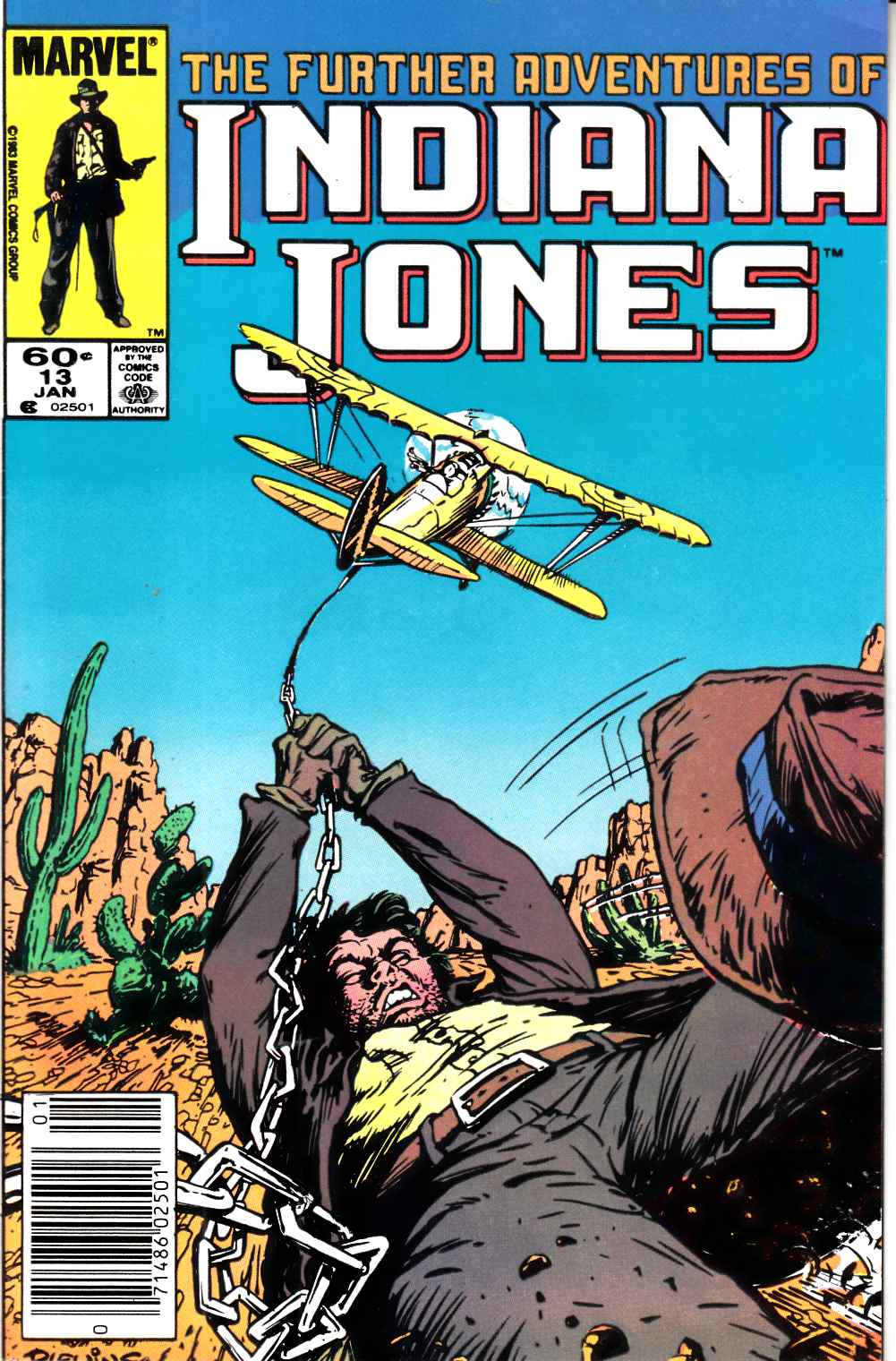 Further Adventures of Indiana Jones #13 Newsstand Edition Very Fine (8.0) [Marvel Comic] THUMBNAIL