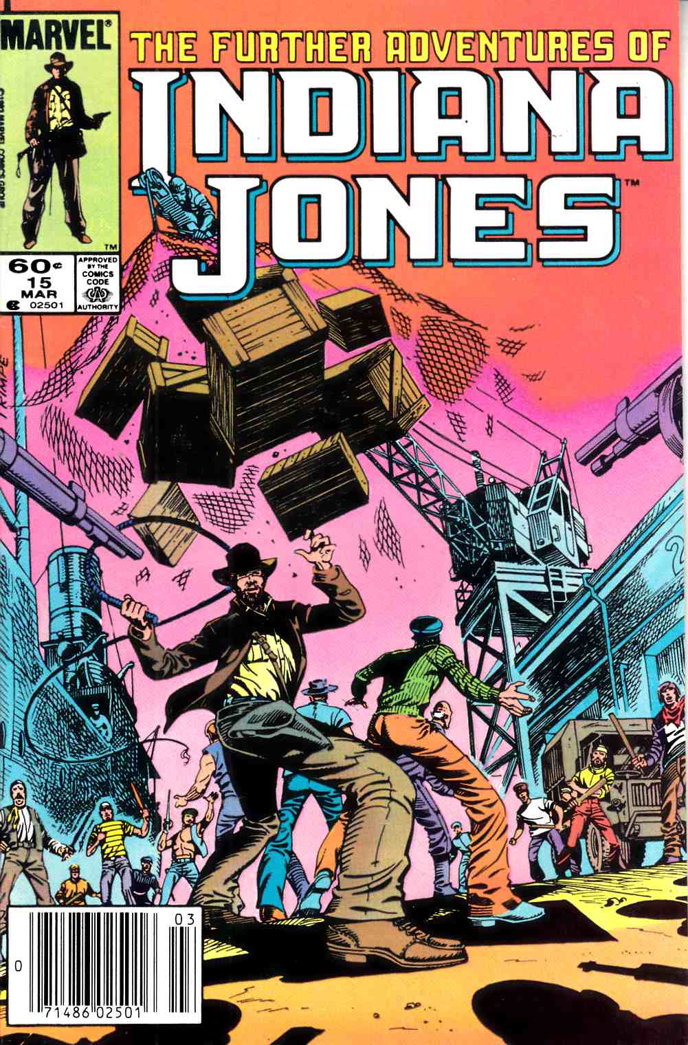 Further Adventures of Indiana Jones #15 Newsstand Edition Very Fine (8.0) [Marvel Comic] THUMBNAIL